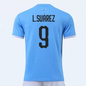 Uruguay Luis Suarez 9 2023/2024 Hemma Fotbollströjor Kortärmad